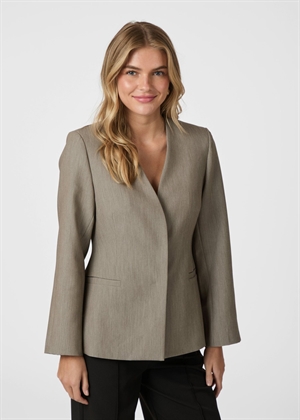 Frillis fitted blazer Dark Sand Neo Noir